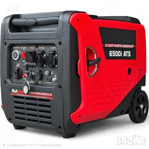 Генератор за ток инверторен 6.5Kw с дистанционно , снимка 2 - Генератори - 55140695