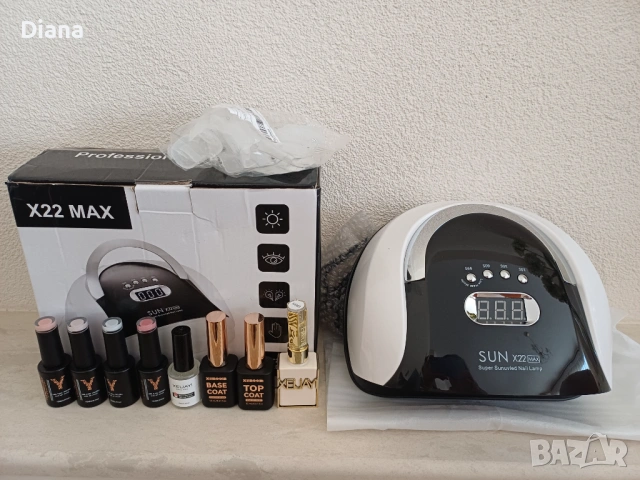 Комплект за гел маникюр с UV/LED nail lamp