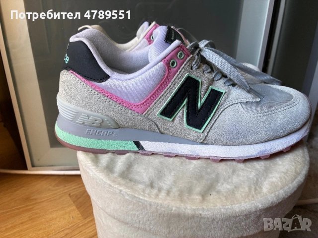 Дамски маратонки New Balance 574, снимка 4 - Маратонки - 54596261