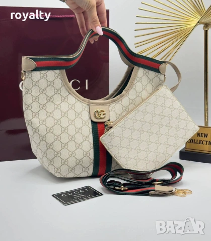 Gucci Нова Дамска Кожена Гучи Различни Цветове , снимка 8 - Чанти - 55152538