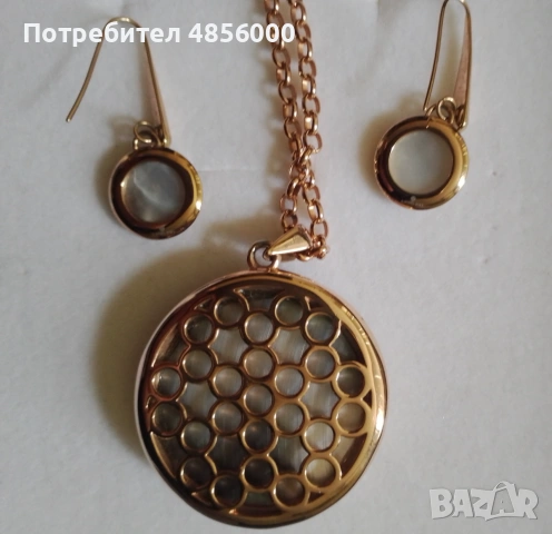 Луксозен комплект бижута, снимка 3 - Бижутерийни комплекти - 54968692