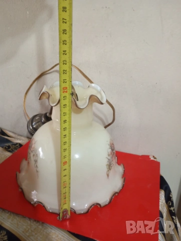 Винтидж полилей,лампа за таван, снимка 3 - Полилеи - 54016173