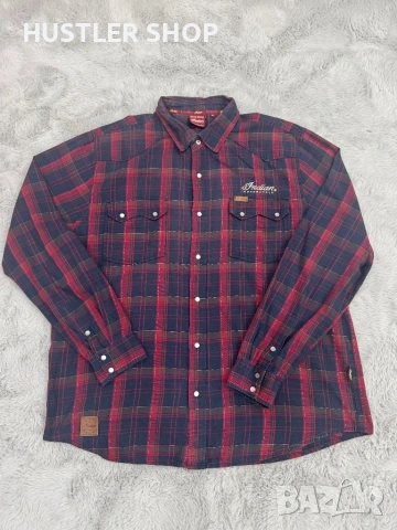 Мъжка мото риза INDIAN MOTORCYCLE. Размер XL, снимка 3 - Ризи - 54071809