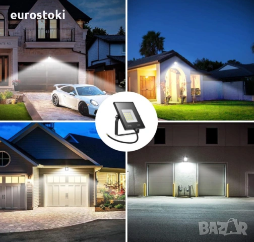 Мини външен LED прожектор ELEING, 10W,  800LM,  3000K (топло бяло), IP66, снимка 4 - Прожектори - 54491350