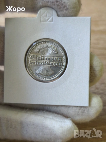 50 пфенига 1920 година Германия , снимка 2 - Нумизматика и бонистика - 54743752