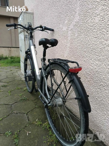 нов 28 цола електрически алуминиев велосипед на 150 км неразличим от нов внос от Германия , снимка 3 - Велосипеди - 53965659