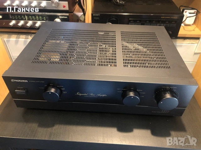 Pioneer A-300x Ленеен усилвател перфектен, снимка 4 - Ресийвъри, усилватели, смесителни пултове - 55043529