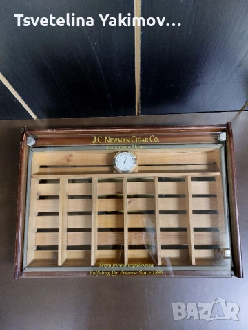 Голям лимитиран хюмидор J.C. Newman Cigar Co. (49х35 см), снимка 2 - Други - 54796622