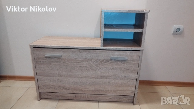 Етажерка портманто за антре с поставка за обувки и огледало., снимка 2 - Портманта - 54150167