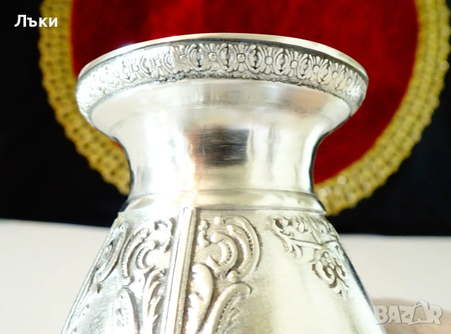 Калаена чаша Зодия Везни,за гравиране. , снимка 5 - Антикварни и старинни предмети - 55206249