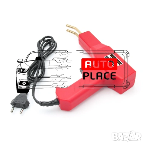 Поялник 150W за лепене на пластмаса с Телчета / Скоби / Пластини, снимка 4 - Аксесоари и консумативи - 53972585