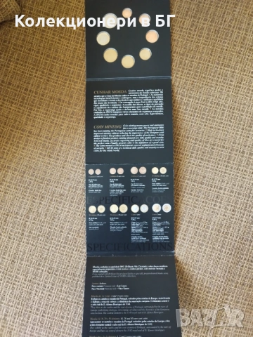 СЕТ ЕВРОМОНЕТИ ОТ ПОРТУГАЛИЯ 2004 ГОДИНА, снимка 6 - Нумизматика и бонистика - 54146626