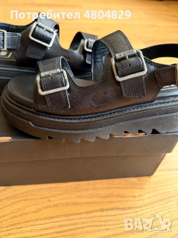 G-Star Raw ЧИСТО НОВИ Дамски кожени сандали, снимка 11 - Сандали - 54610844