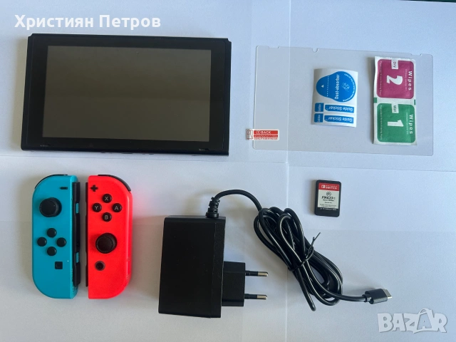 Игрална конзола - NINTENDO SWITCH - Joy-Con Blue / Red - HAC-001