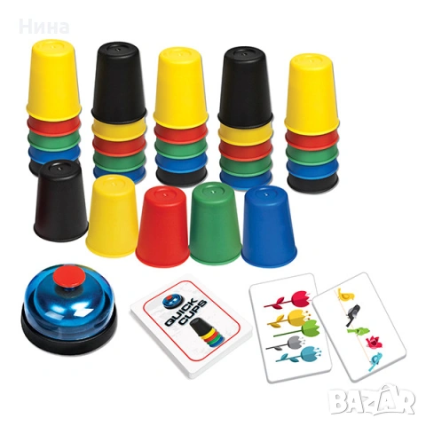 Игра "Бързи чашки", Quick cups, снимка 4 - Игри и пъзели - 54543516
