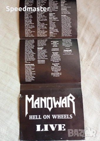 Manowar - Hell on Wheels.Live, снимка 7 - Аудио касети - 55077672