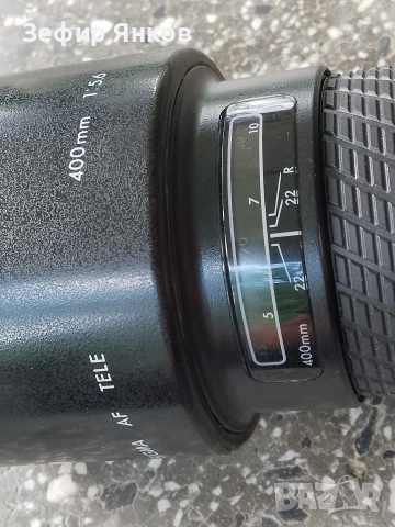 Sigma AF TELE 400mm/f-5,6 Ф-72 за Canon EF, снимка 3 - Обективи и филтри - 55267874