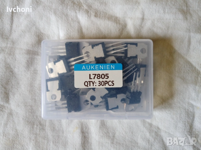 L7805 Регулатор на напрежение Arduino Clone , IC 5V 1.5A TO- -220 50бр., снимка 3 - Друга електроника - 54793092