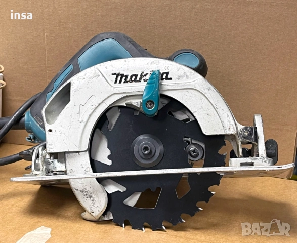 Makita HS6601 ръчен циркуляр комплект с нов диск 220V 1050W 165mm 5200 rpm