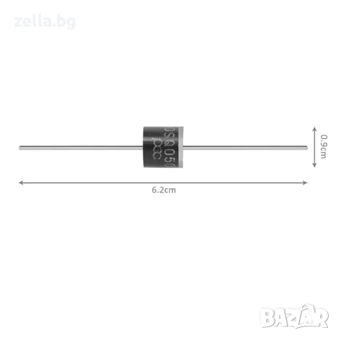 Комплект от 5 броя диоди Schottky 30SQ050 30A 50V Блокиращ диод за соларни панели 12V 24V 48V 10285, снимка 4 - Аксесоари и консумативи - 54662369