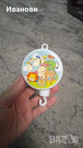 Бебешка, музикална въртележка за кошара Chipolino със зайчета, снимка 2 - Музикални играчки - 54019408