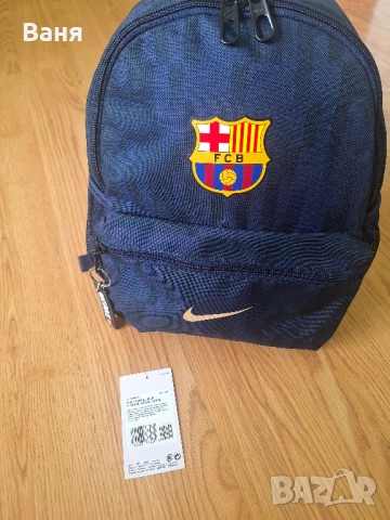 Nike, Футболна раница F.C. Barcelona JDI - 11 л, Тъмносин - 25 евро, снимка 2 - Раници - 54812702