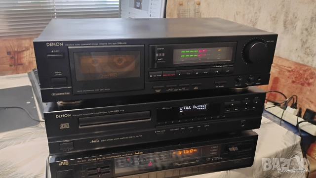 Комплект Denon - дек и диск плеър, снимка 2 - Аудиосистеми - 55011304