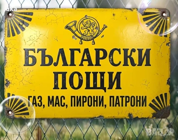 ретро метална табела 20-30см.
