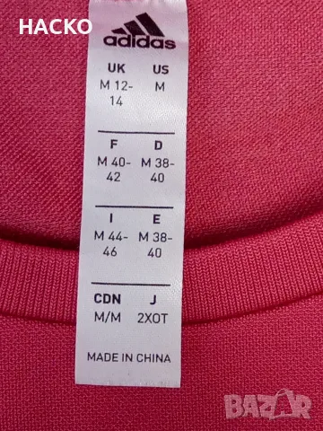 Тениска Adidas Размер М 38/40 100 % Оригинал Внос от Англия, снимка 3 - Тениски - 55655217