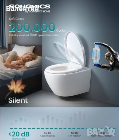 Тоалетна чиния O-shape soft close, снимка 6 - Други стоки за дома - 54532603