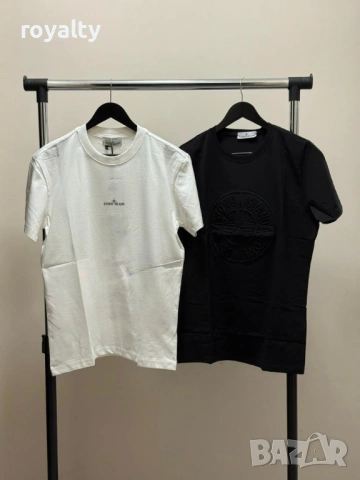 Stone Island Нови Мъжки Тениски Два Цвята 