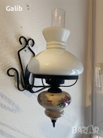 Стари красиви лампи с огледало, снимка 10 - Лампи за стена - 54058082