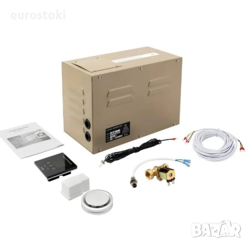 Парогенератор за сауна Hanchen 3KW CE 220V, за 3 m³, 35-55℃, цифров контролен панел. Висока работна , снимка 5 - Друго оборудване - 54874853
