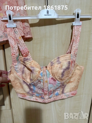 Сет пола с бюстие s/m размер, снимка 2 - Комплекти - 54696039