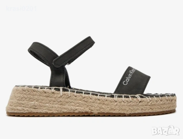 Calvin Klein Jeans Еспадрили Rope, оригинални сандали - 37, 38, 39, снимка 6 - Сандали - 54618424