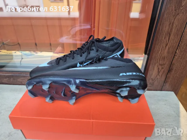 Бутонки за футбол Nike Mercurial Zoom Vapor 16 Pro FG - черен, снимка 9 - Футбол - 55353719