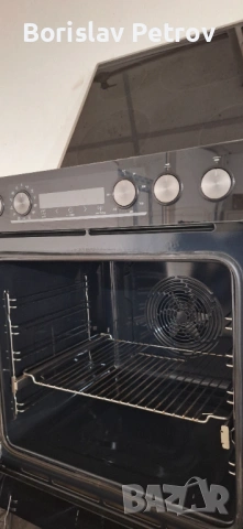 Черна фурна с котлони Горение, снимка 3 - Печки, фурни - 54275733