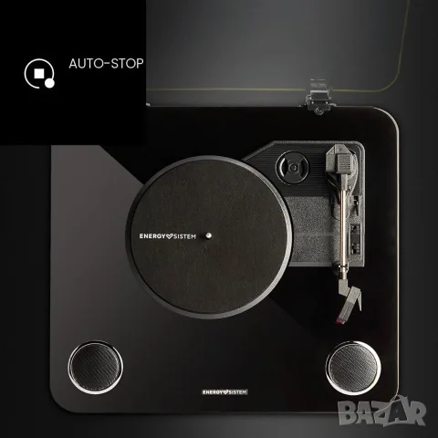 Грамофон Energy Sistem BlackSpin Bluetooth 10W – НОВ , снимка 3 - Аудиосистеми - 55656447
