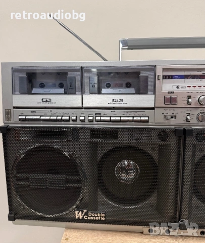 🔈Ретро радиокасетофон SHARP GF 777 Boombox🔈, снимка 3 - Радиокасетофони, транзистори - 54638205
