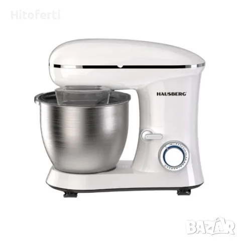 Планетарен миксер Hausberg HB-7622 – 6.5L купа, 1700W, 6 скорости