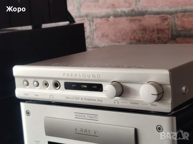⏯️ Клип. Parasound ZDAC V2 24/192 AD1853 , снимка 1 - Ресийвъри, усилватели, смесителни пултове - 55394766