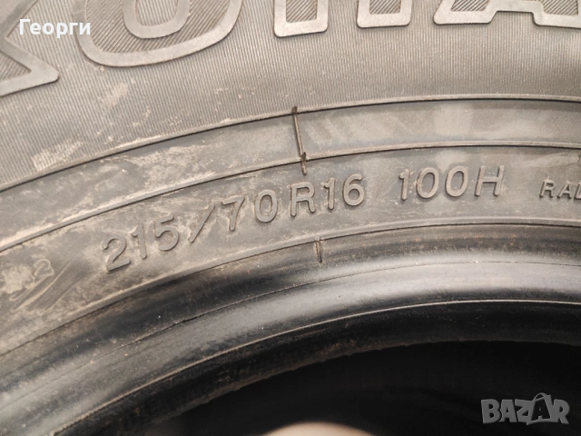 4бр. летни гуми 215/70/16 Yokahama, снимка 5 - Гуми и джанти - 54397599