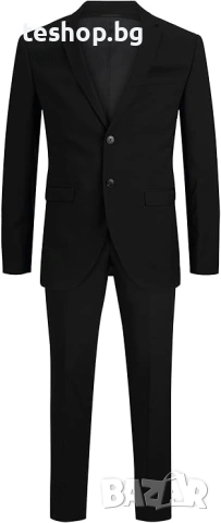 Мъжки костюм JACK & JONES супер слим размер L, снимка 3 - Костюми - 54015353