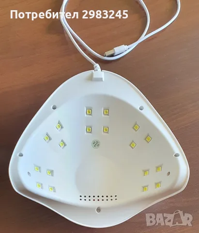 UV/LED лампа за нокти с USB кабел , снимка 3 - Педикюр и маникюр - 55620884