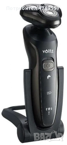 Самобръсначка V o l t z , USB, 3W, черна, 2 ГОДИНИ ГАРАНЦИЯ