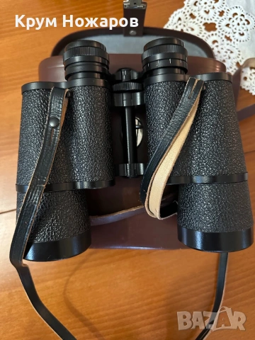 Бинокъл, Jenoptem, Carl Zeiss Jena, DDR, 10x59W, в калъф, снимка 3 - Други ценни предмети - 54220783