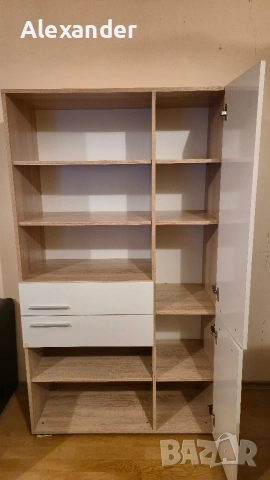 Етажерка библиотека шкаф за детска стая Виденов, снимка 3 - Етажерки - 54011697