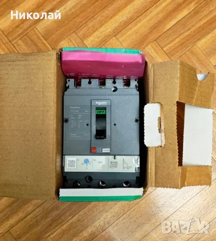 Автоматичен прекъсвач Schneider 70-100A Шнайдер, снимка 2 - Ключове, контакти, щепсели - 55181635