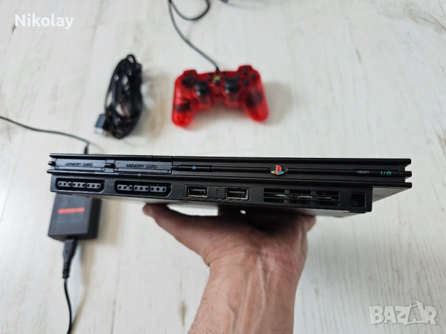 Playstation 2 slim,пълен комплект + Gran Turismo 4, снимка 4 - PlayStation конзоли - 54680724