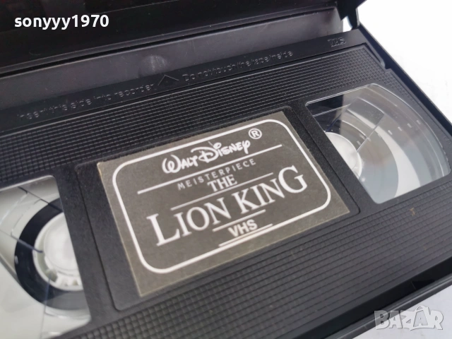 THE LION KING-ORIGINAL VHS VIDEO TAPE 0807260715L1, снимка 11 - Други жанрове - 55195070